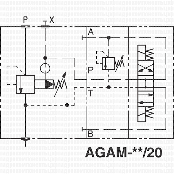 Гидравлический клапан (гидроклапан) ATOS AGAM цена